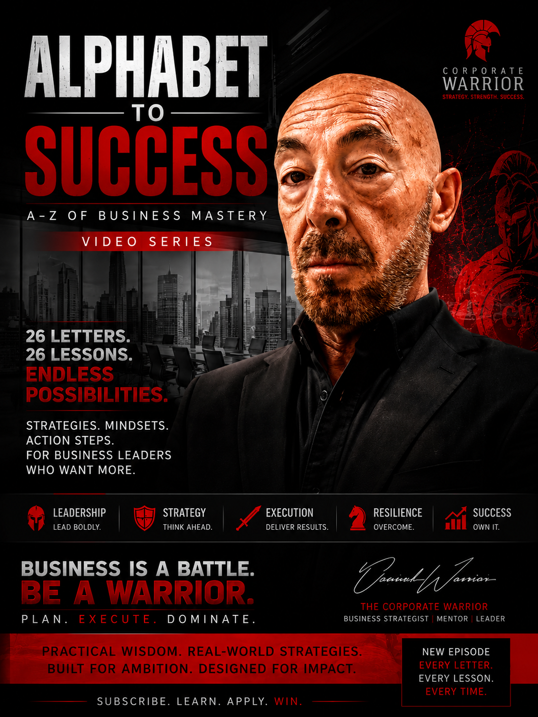 Alphabet to Success — CJ Comu